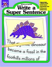 Tapa de Write a super sentence