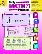 Tapa de Daily Math Practice, Grade 1
