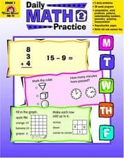 Tapa de Daily Math Practice, Grade 2