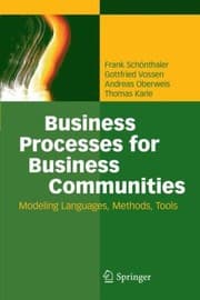 Tapa de Business Processes For Business Communities Modeling Languages Methods Tools
