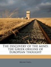 Tapa de The Discovery of the Mind The Greek Origins of European Thought