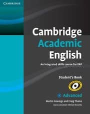Tapa de Cambridge Academic English C1 Advanced Students Book