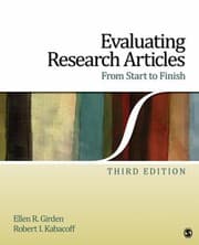 Tapa de Evaluating Research Articles From Start To Finish