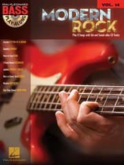 Tapa de Modern Rock With CD Audio
            
                Hal Leonard Bass PlayAlong