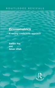 Tapa de Econometrics Routledge Revivals
            
                Routledge Revivals