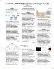 Tapa de General Chemistry Principles And Modern Applications