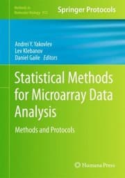 Tapa de Statistical Methods for Microarray Data Analysis
            
                Methods in Molecular Biology Hardcover
