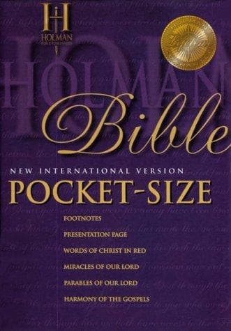 Tapa de New International Version Pocket Size Bible