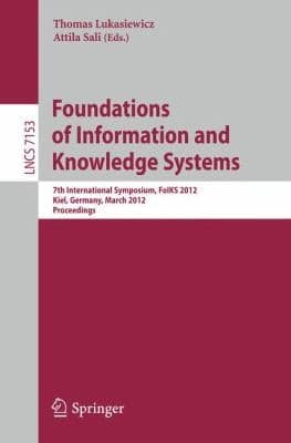 Tapa de Foundations of Information and Knowledge Systems
Lecture Notes in Computer Science Information Systems and