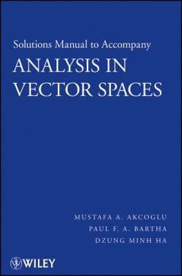 Tapa de Analysis in Vector Spaces Solutions Manual