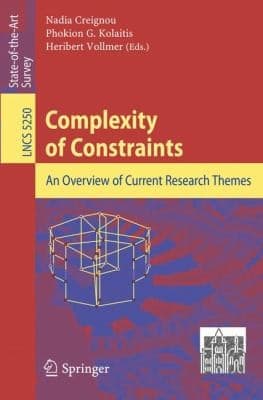 Tapa de Complexity of Constraints
            
                Lecture Notes in Computer Science