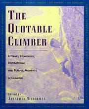 Tapa de The quotable climber