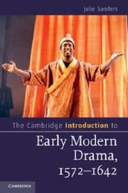 Tapa de The Cambridge Introduction to Early Modern Drama 15761642