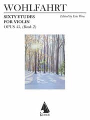 Tapa de 60 Etudes for Violin Op 45