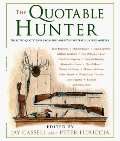 Tapa de The quotable hunter
