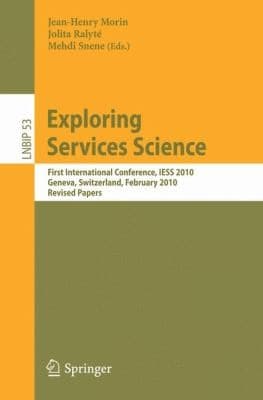 Tapa de Exploring Services Science
Lecture Notes in Business Information Processing