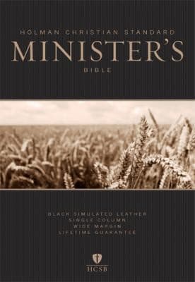 Tapa de HCSB Ministers Bible
