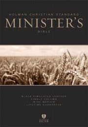 Tapa de HCSB Ministers Bible