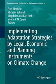 Tapa de Response to Climate Change the Kyoto Mechanism and Adaptation Strategies
Environmental Protection in the European Union