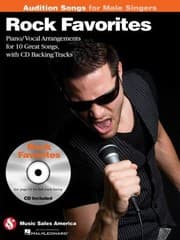 Tapa de Rock Favorites  Audition Songs for Male Singers