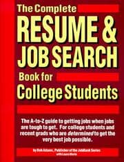 Tapa de The complete resume & job search book for college students