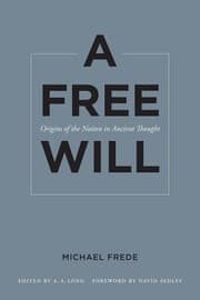 Tapa de A Free Will
            
                Sather Classical Lectures Paperback