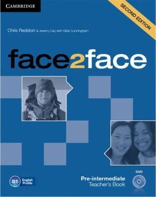 Tapa de Face2face PreIntermediate Teachers Book with DVD