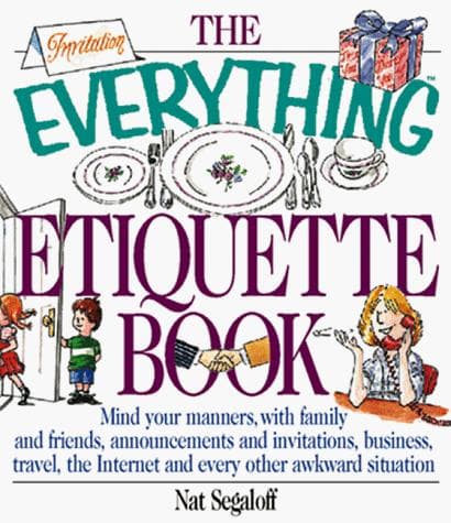 Tapa de The everything etiquette book