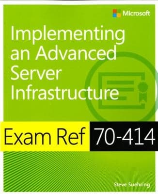 Tapa de Exam Ref 70414