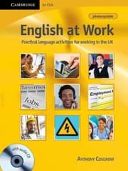 Tapa de English at Work with Audio CD