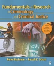 Tapa de Fundamentals of Research in Criminology and Criminal Justice With CDROM