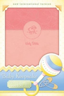 Tapa de Baby Keepsake BibleNIV