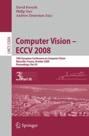 Tapa de Computer Vision ECCV 2008
Lecture Notes in Computer Science
