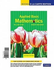 Tapa de Applied Basic Mathematics
            
                Books a la Carte