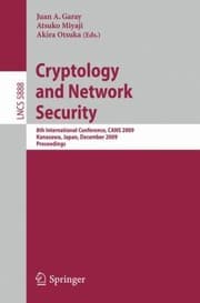 Tapa de Cryptology and Network Security
            
                Lecture Notes in Computer Science  Security and Cryptology