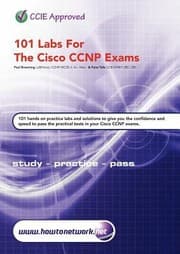 Tapa de 101 Labs for the Cisco CCNP Exams
