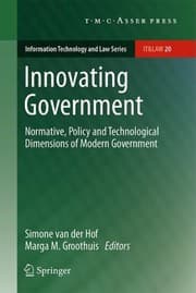 Tapa de Innovating Government
            
                Information Technology and Law