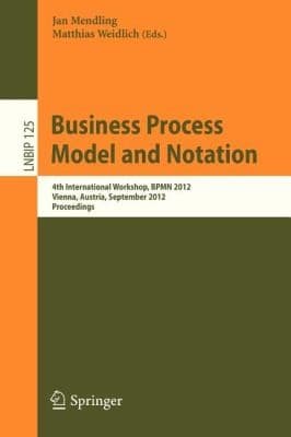 Tapa de Business Process Model and Notation
            
                Lecture Notes in Business Information Processing