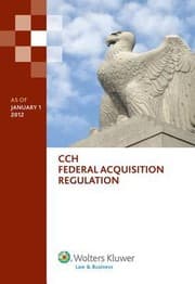 Tapa de Federal Acquisition Regulation Far as of January 1 2012