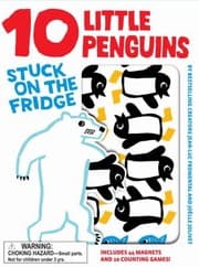 Tapa de 10 Little Penguins Stuck on the Fridge