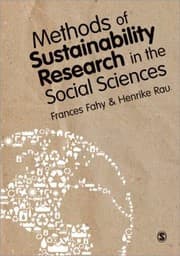 Tapa de Methods of Sustainability Research in the Social Sciences Edited by Frances Fahy and Henrike Rau
