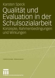 Tapa de Qualit T Und Evaluation in Der Schulsozialarbeit
Forschung P Dagogik