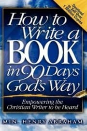 Tapa de How to Write a Book in 90 Days Gods Way