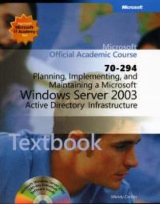 Tapa de Planning Implementing and Maintaining a Microsoft Windows Server 2003 Active Directory I