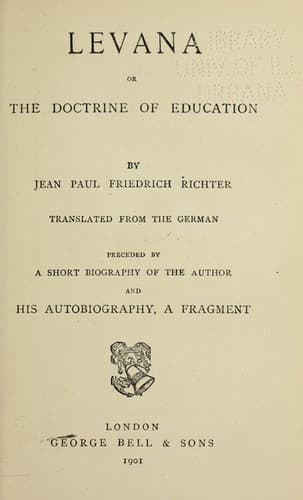 Tapa de Levana and autobiography