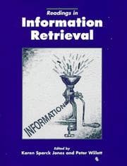 Tapa de Readings in information retrieval