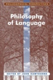 Tapa de Philosophy Of Language