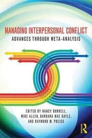 Tapa de Managing Interpersonal Conflict Advances Through Metaanalysis
