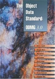 Tapa de Object Data Standard