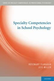 Tapa de Specialty Competencies In School Psychology